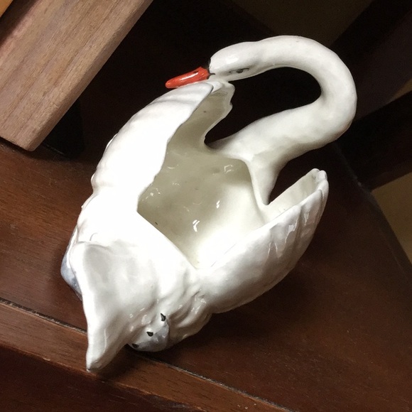 Other - Vintage swan Czechoslovakia art Easter spring goose decor farmer’s market boho